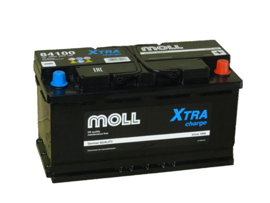 Автомобильный аккумулятор MOLL XTRA CHARGE 100 А/ч Обр/п