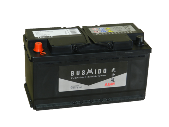 Автомобильный аккумулятор BUSHIDO AGM 100 п/п
