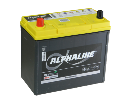 Автомобильный аккумулятор AlphaLINE AGM (DELKOR) 45 А/ч п/п.