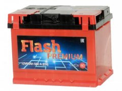 Аккумулятор FLASH PREMIUM 60 Ач- 580 А обр. (ЕАЗ) 242х175х190