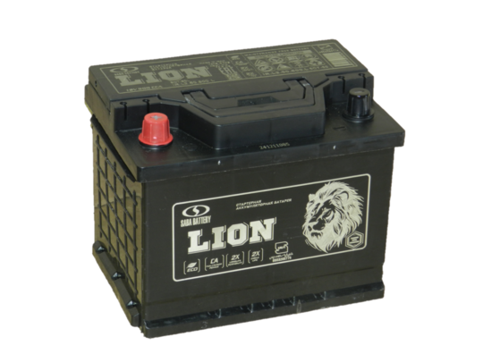 Автомобильный аккумулятор LION 60 А/ч П/п