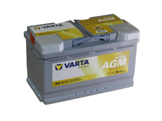 Автомобильный аккумулятор VARTA Silver AGM 80 А/ч Обр/п март 2026