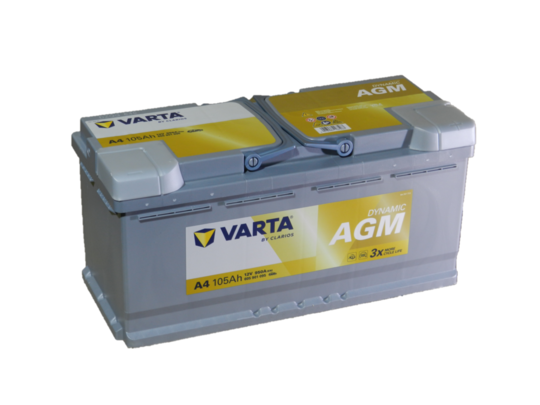 Автомобильный аккумулятор VARTA Silver AGM 105 А/ч Обр/п март 2026