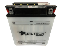 Мото аккумулятор Siltech DC 12V12-155A сух.зар. с.эл. (YB12A-B) (134х80х160)п.п