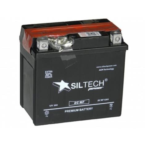 Мото аккумулятор Siltech DC MF12V5-80A с.з. с.эл. AGM(YTX5L-BS) (113х70х105) обр.п.