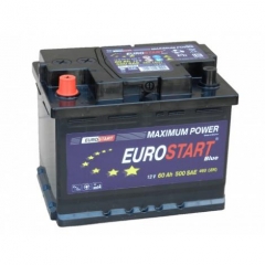 Аккумулятор EUROSTART Blue 60Ач 500 А (242х175х190)
