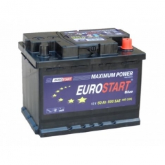 Аккумулятор EUROSTART Blue 60Ач 500 А (242х175х190) обр.п.
