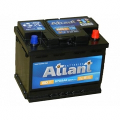 Аккумулятор ATLANT 60 Ач-520 EN 570 SAE обр.п. (242х175х190)
