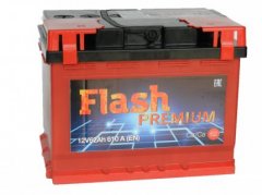 Аккумулятор FLASH PREMIUM 62 Ач- 610 А (ЕАЗ) 242х175х190
